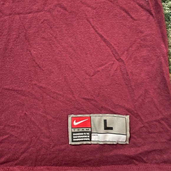 NIKE VA TECH HOKIES TEAM ISSUE FOOTBALL T SHIRT - Picture 5 of 6